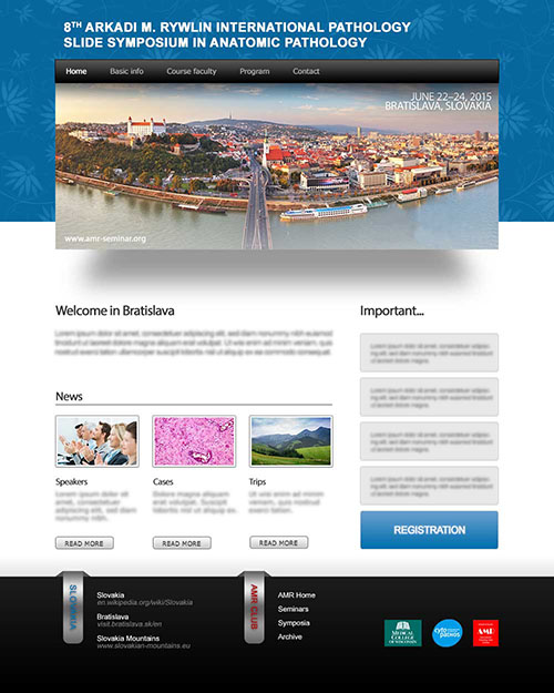AMR Meeting 2015 Website Screenshot
